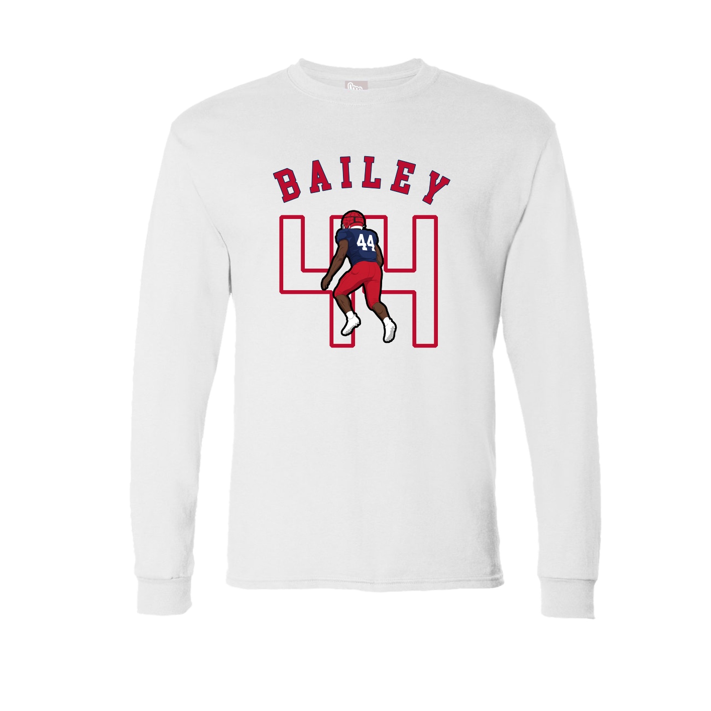 Long Sleeve Tee — Shirsey Arch in White