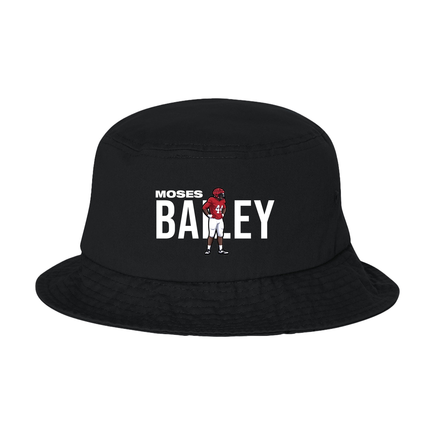 Bucket Cap — Player Name in Black