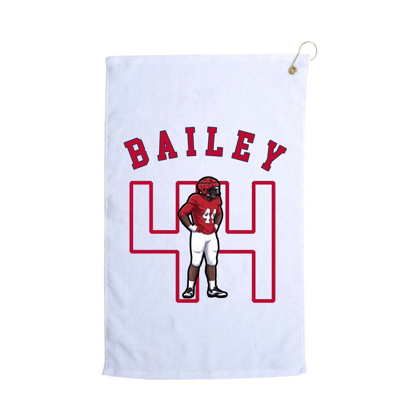 Golf Towel — Shirsey Arch in White