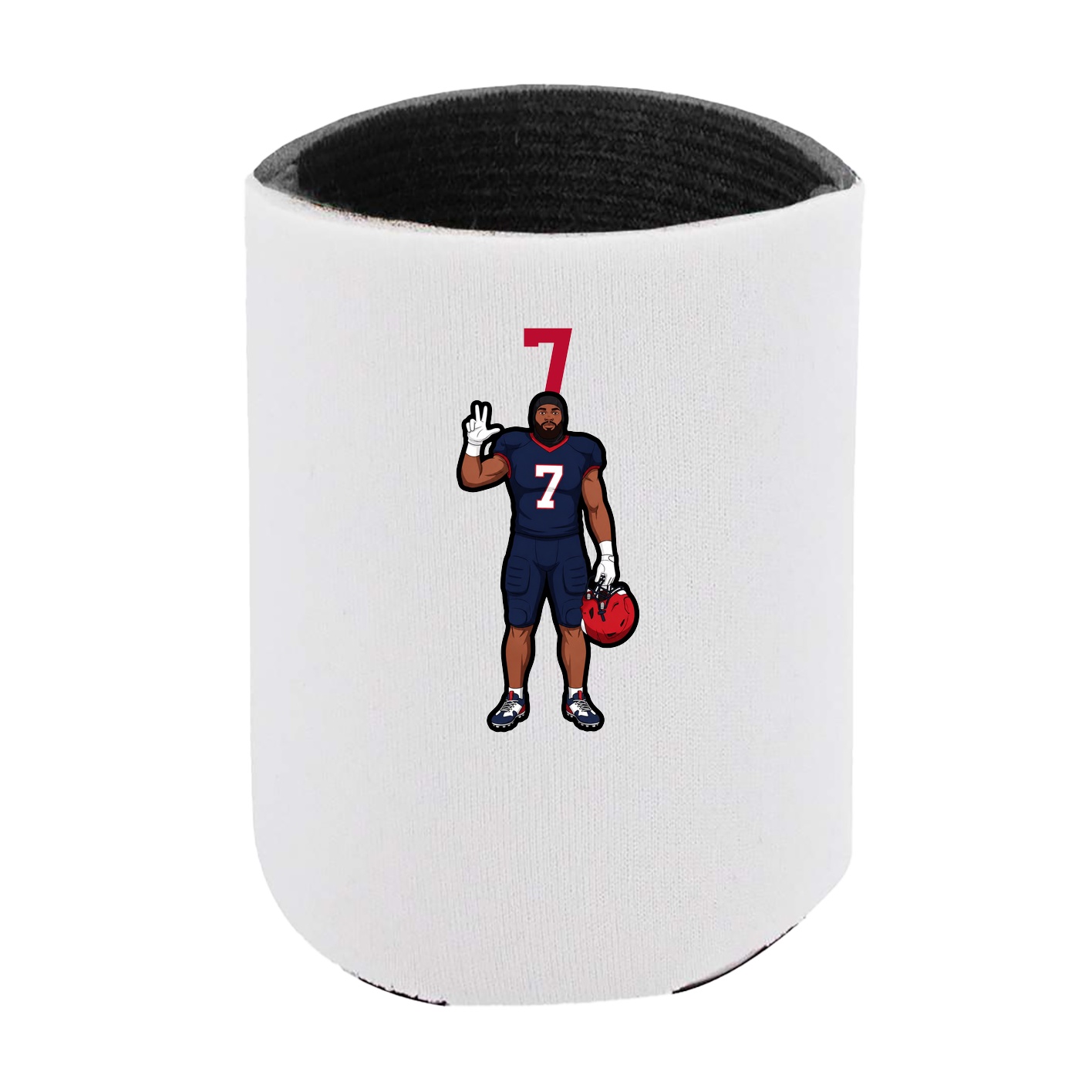 Can Holder — Number Top in White
