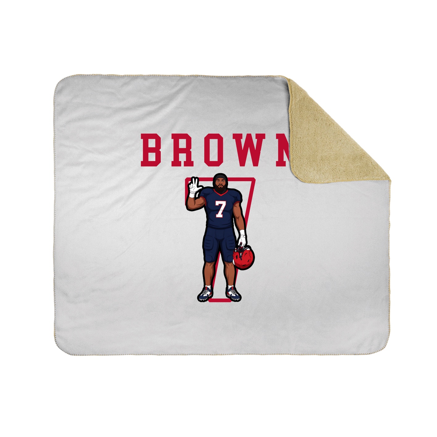 Throw Blanket — Shirsey in White