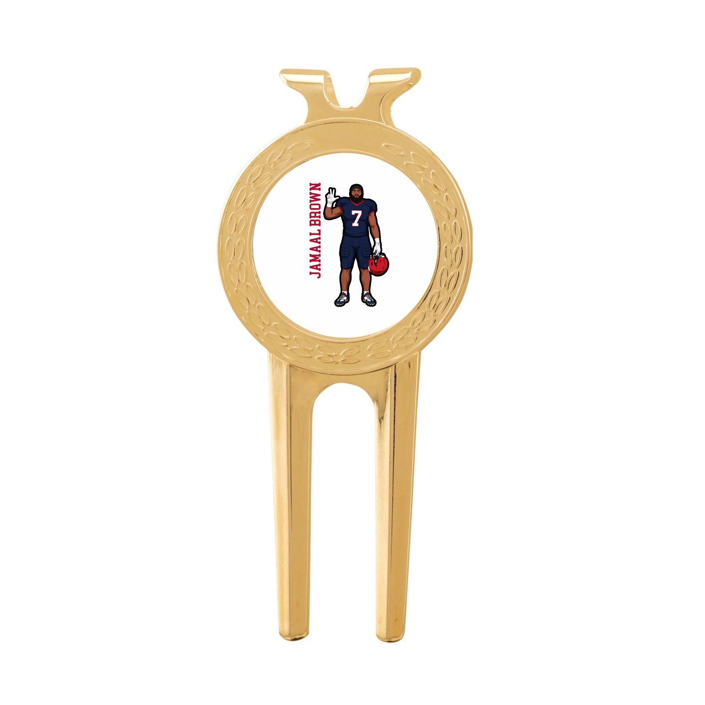 Divot Tool with Ball Marker — Name Vertical in Classic