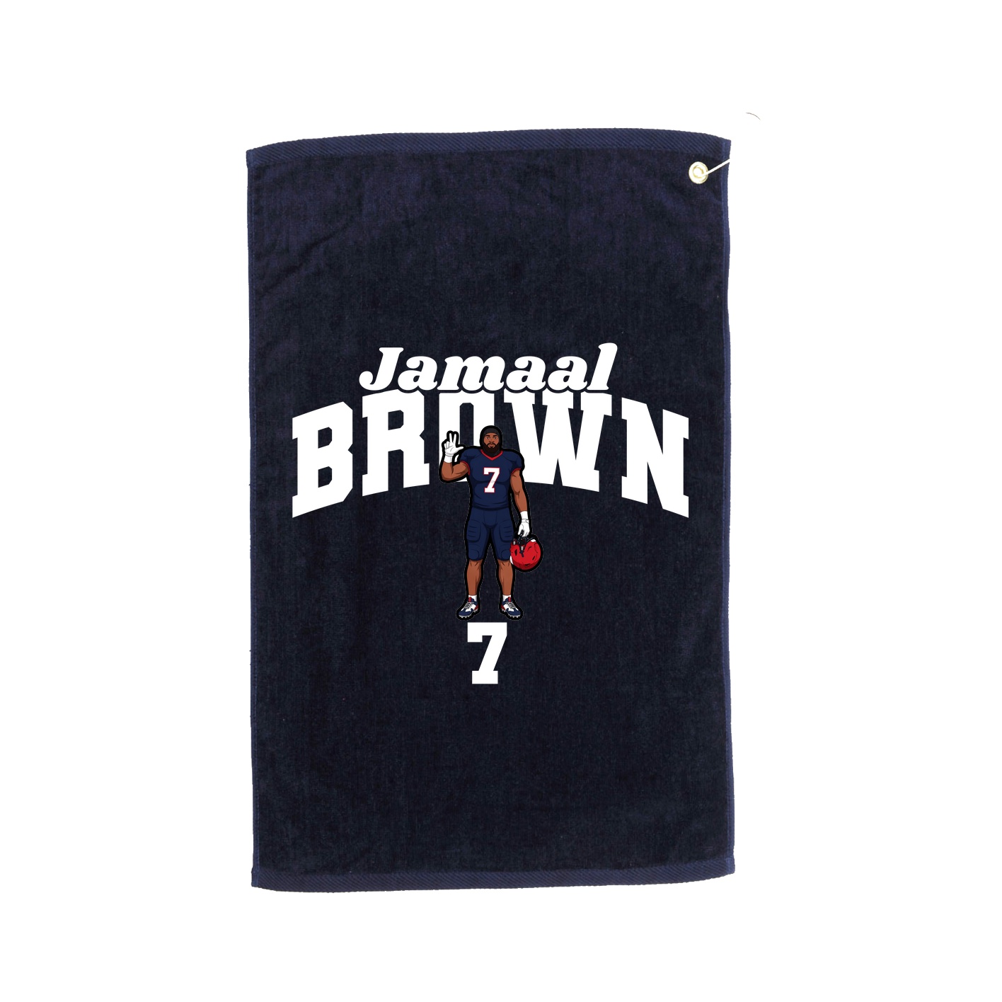 Golf Towel — Signature Arch in Navy
