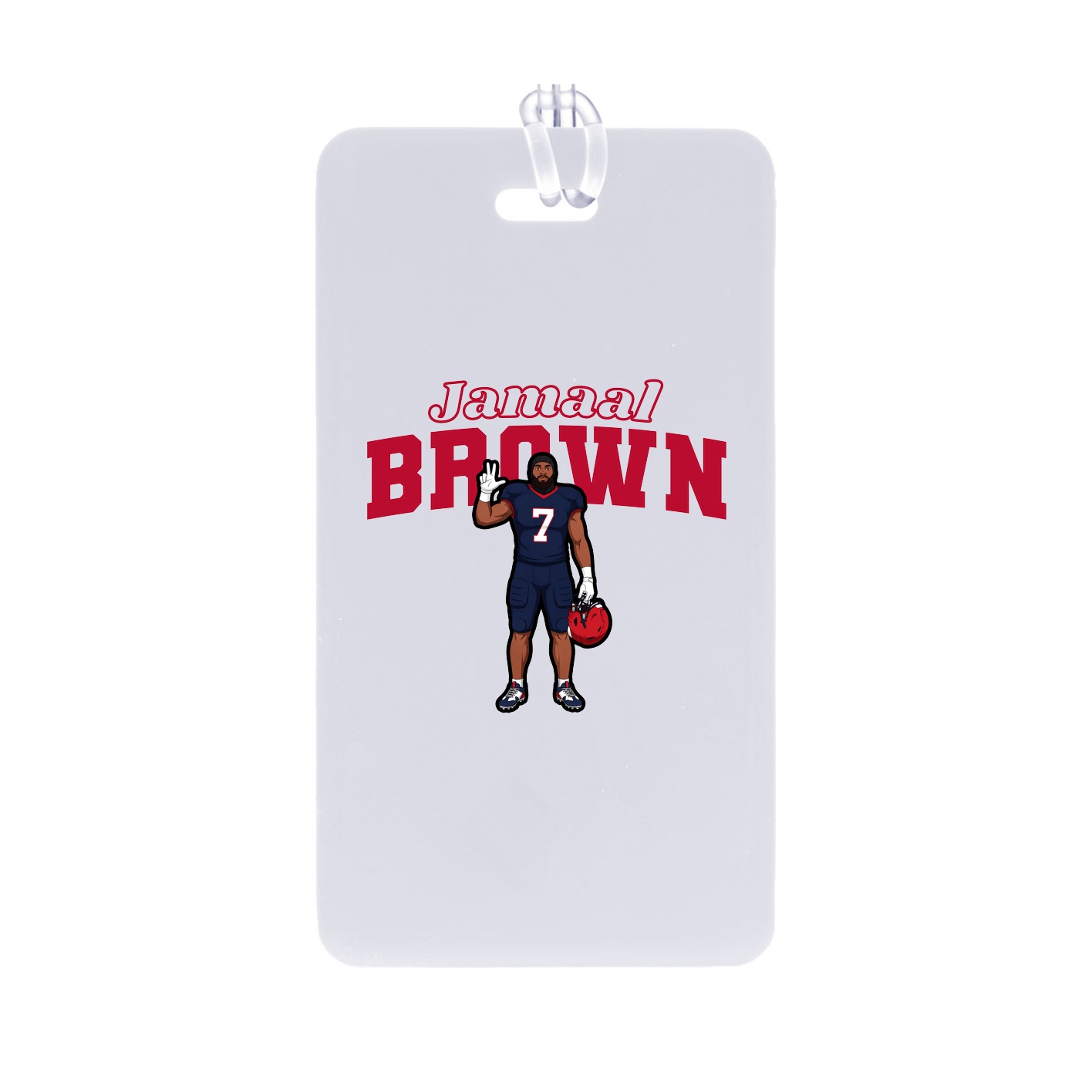 Bag Tag — Name Arch in Classic