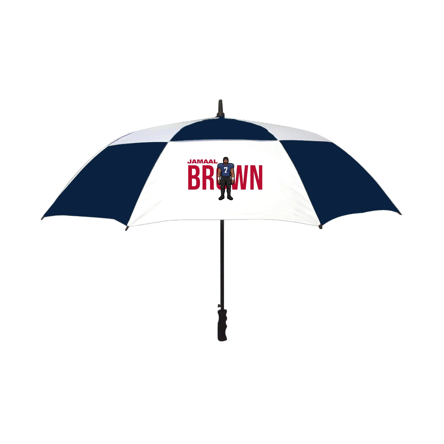 Golf Umbrella — Player Name in Navy