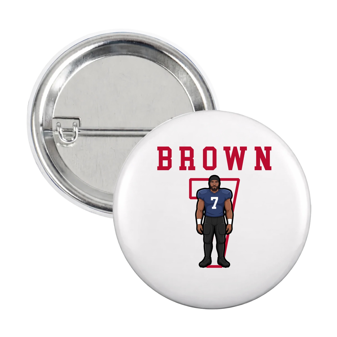 Game Day Button — Shirsey in White