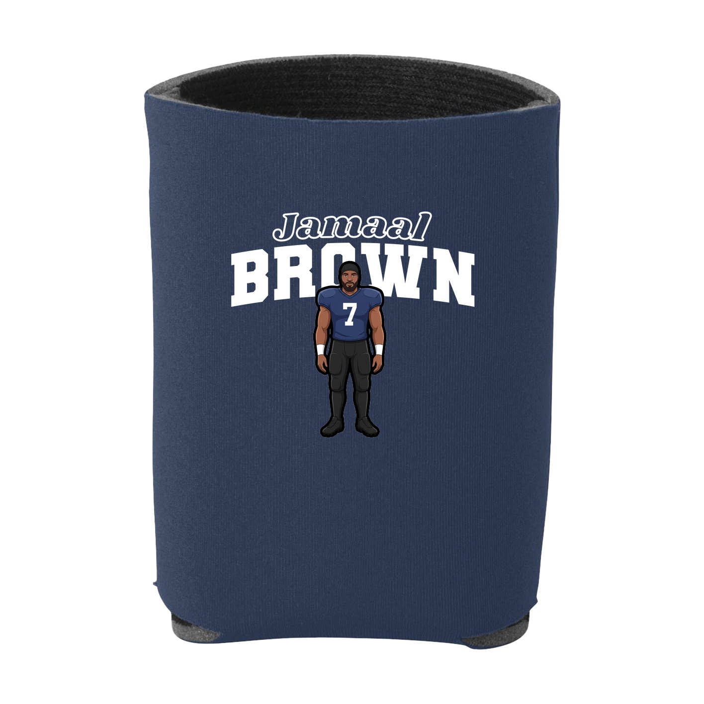 Can Holder — Name Arch in Navy