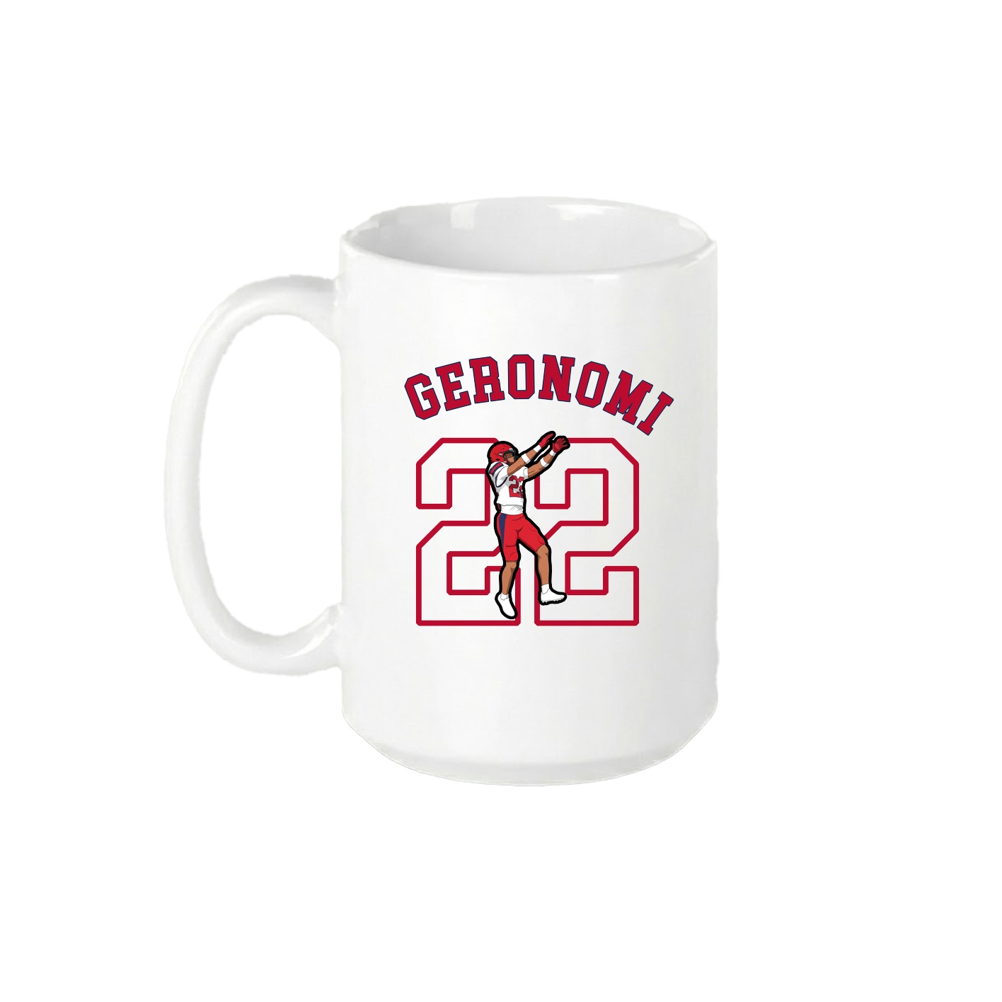 15oz Coffee Mug — Shirsey Arch in White