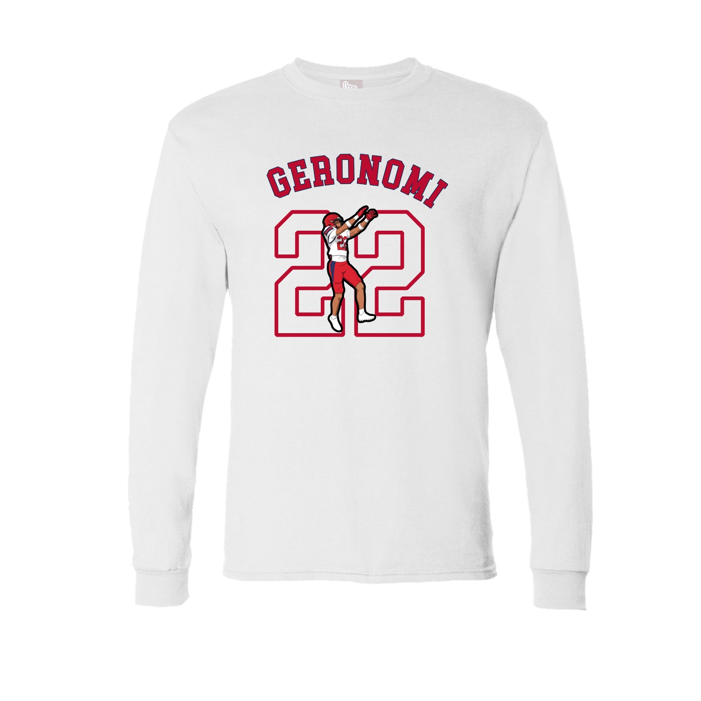 Long Sleeve Tee — Shirsey Arch in White