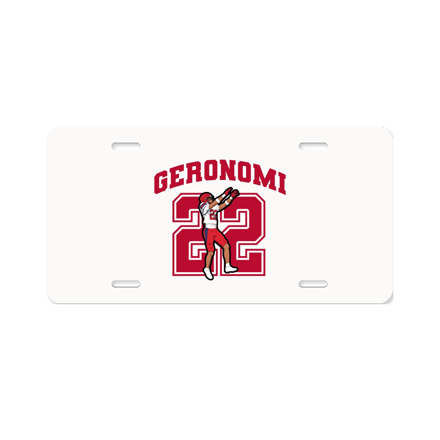 License Plate — Number in Classic