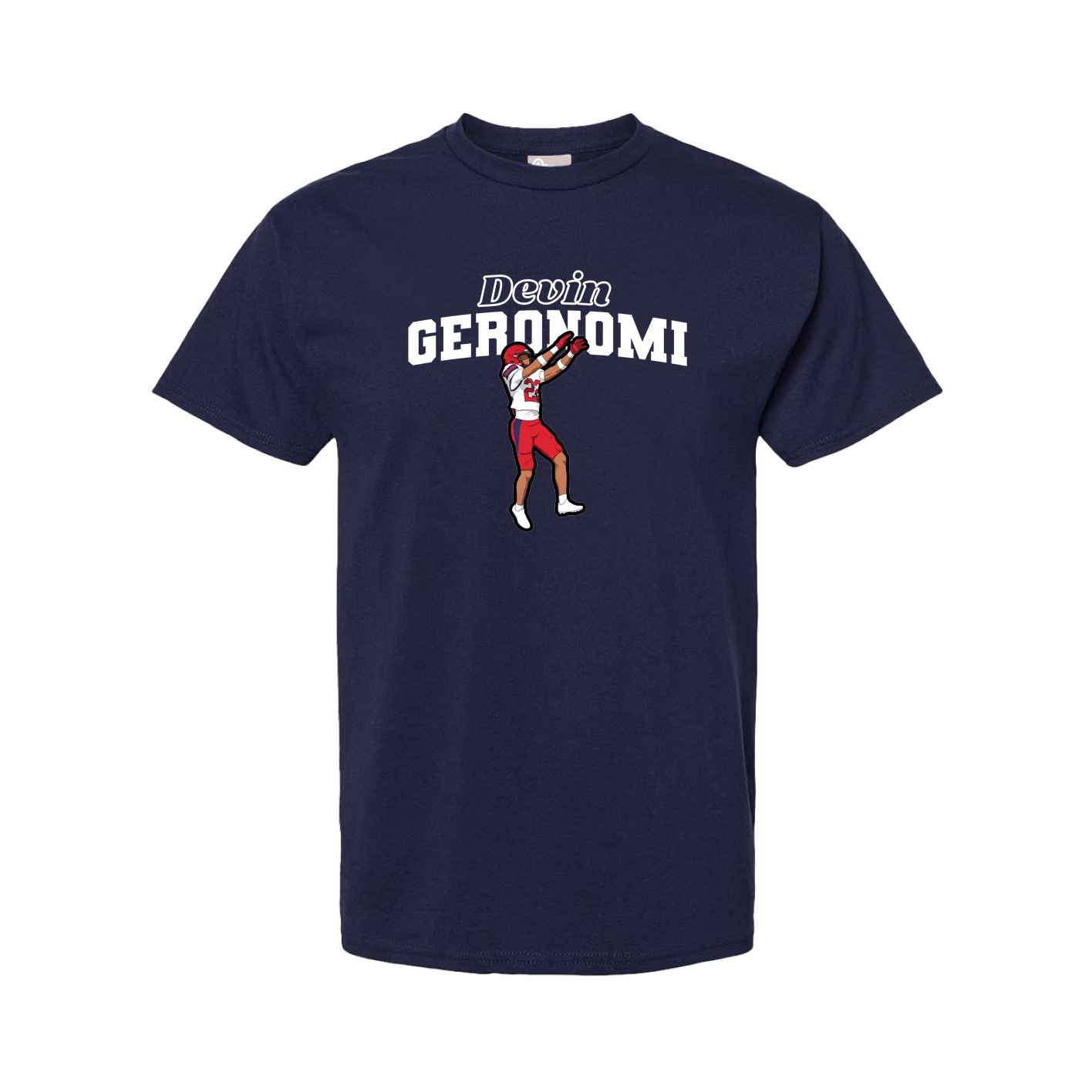 Tee — Name Arch in Navy