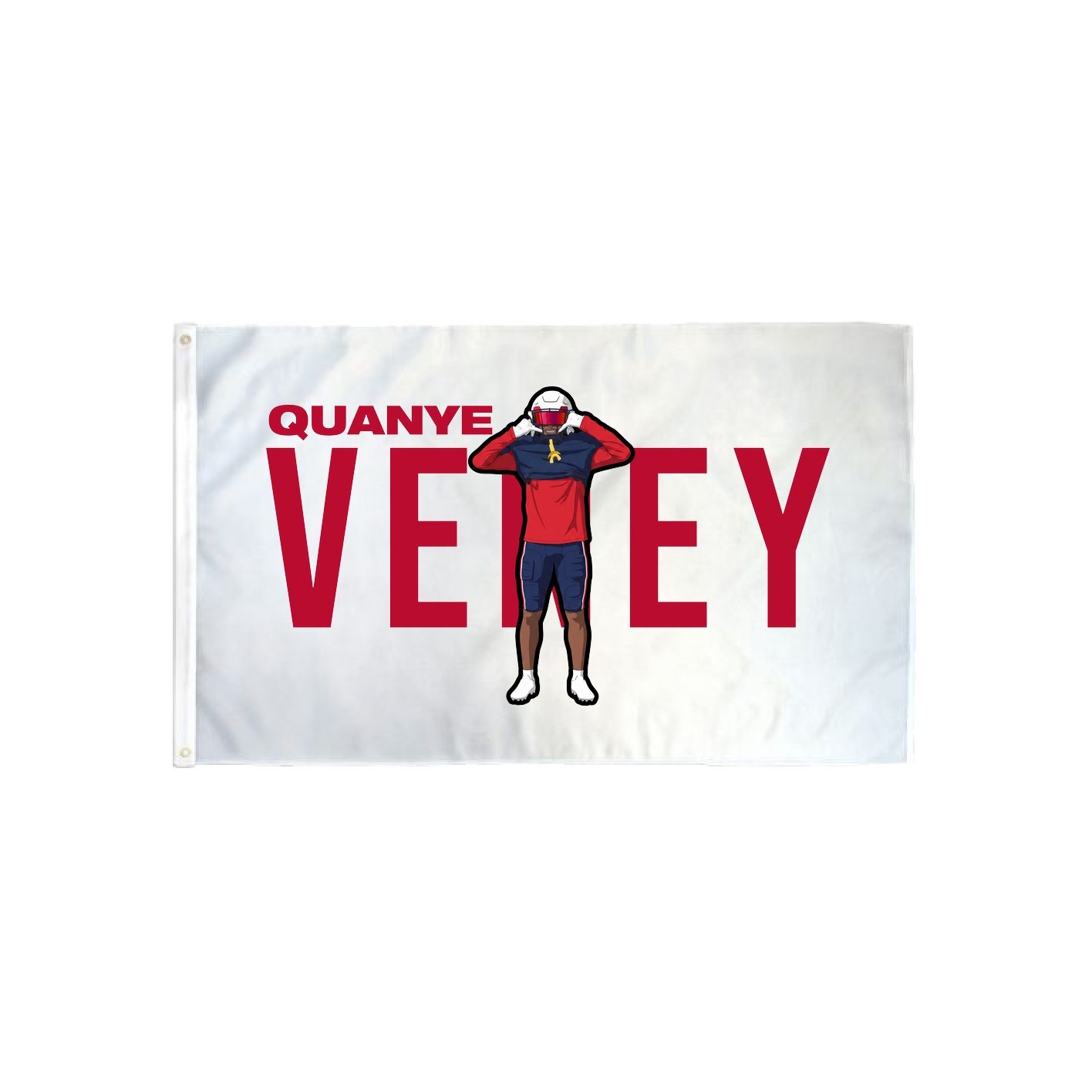3x5 Flag — Player Name in Classic