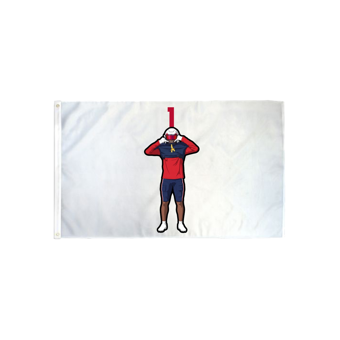 3x5 Flag — Number Top in Classic