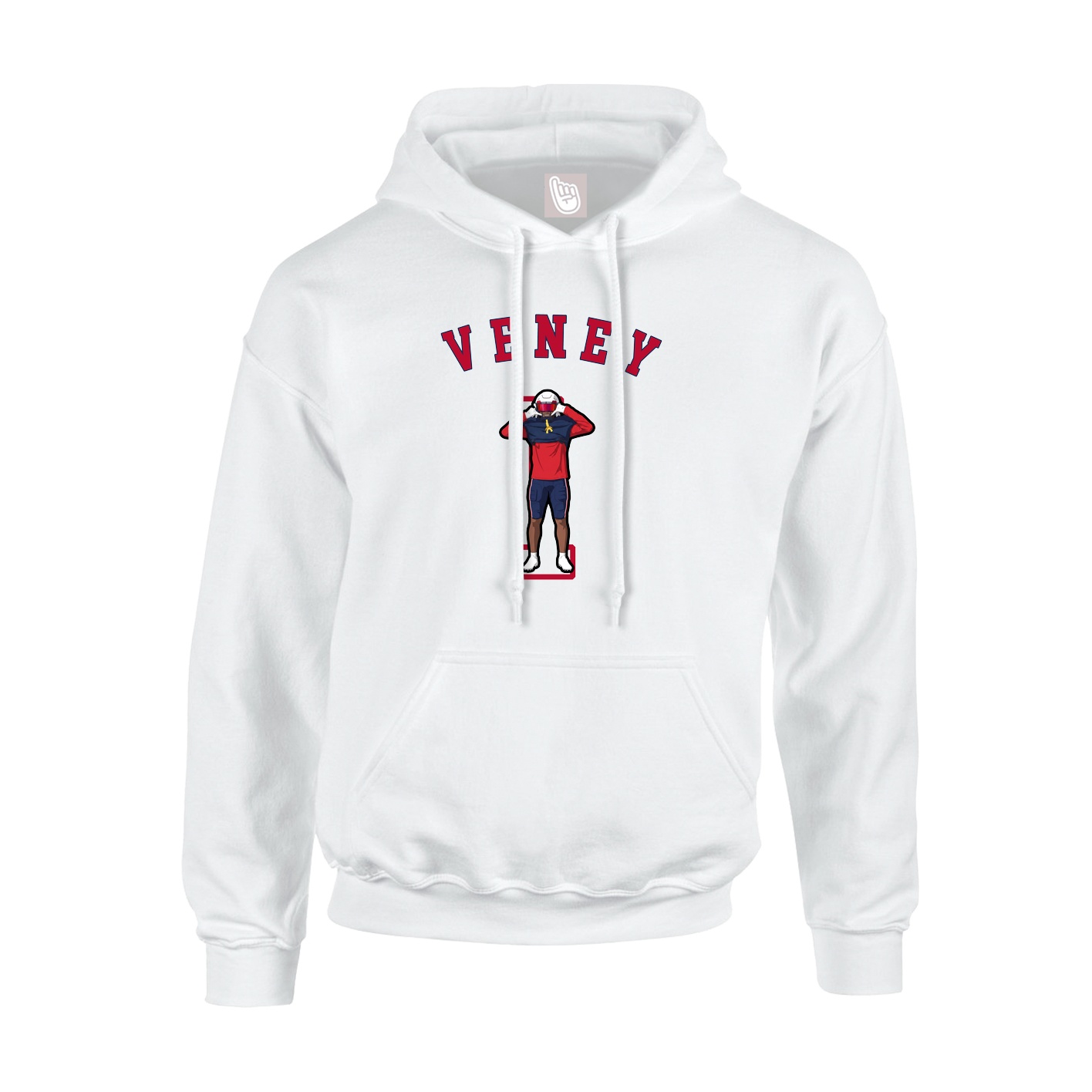 Youth Hoodie — Shirsey Arch in White