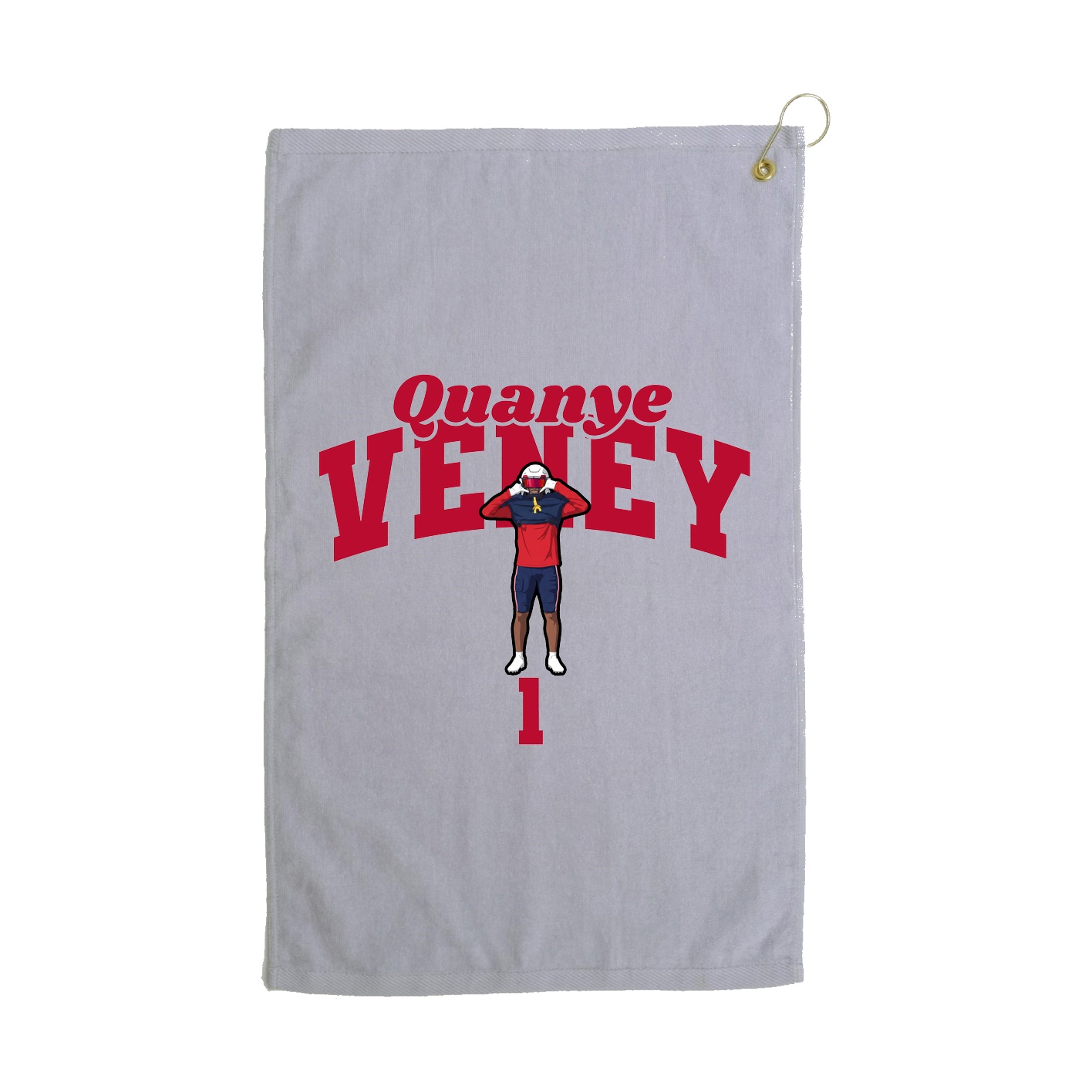 Golf Towel — Signature Arch in Grey