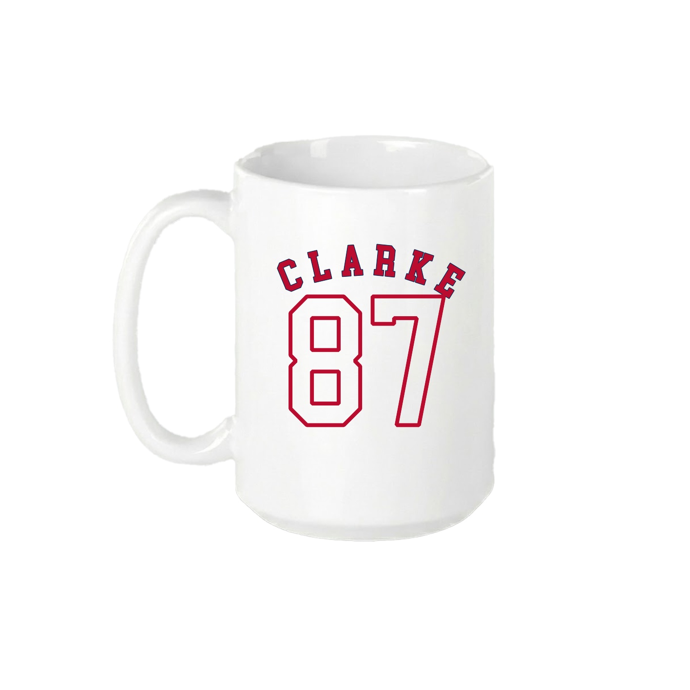 15oz Coffee Mug — Shirsey Arch in White