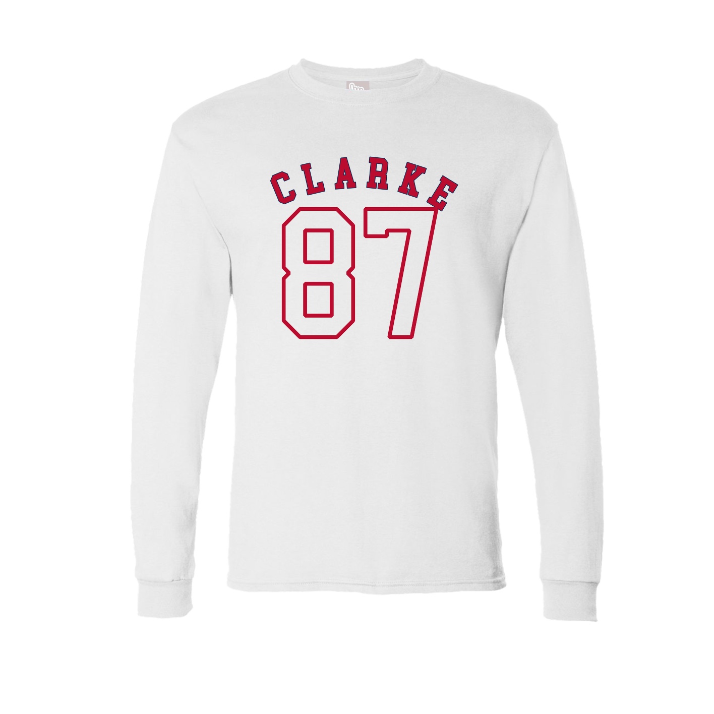 Long Sleeve Tee — Shirsey Arch in White