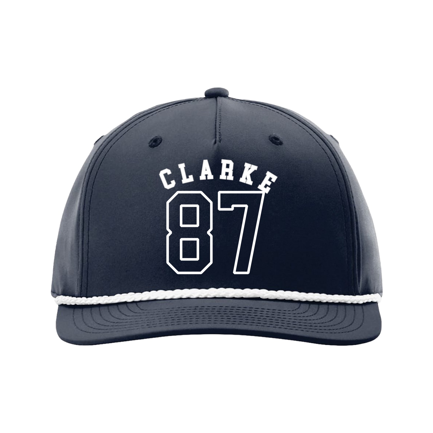 Five-Panel Classic Rope Cap — Shirsey Arch in Navy