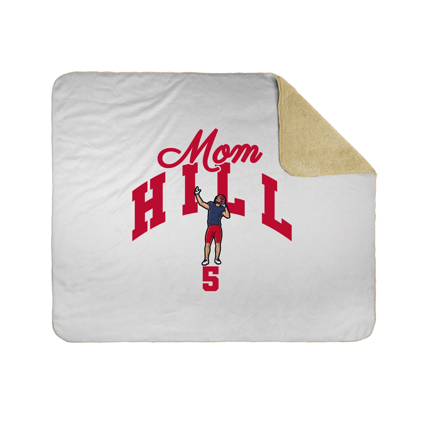 Throw Blanket — Mothers Day Arch in White