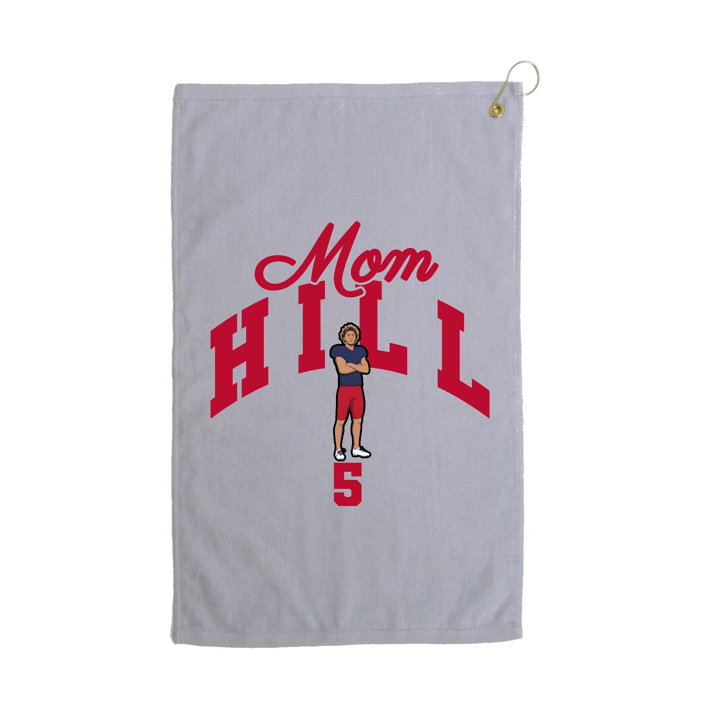 Golf Towel — Mothers Day Arch in Grey