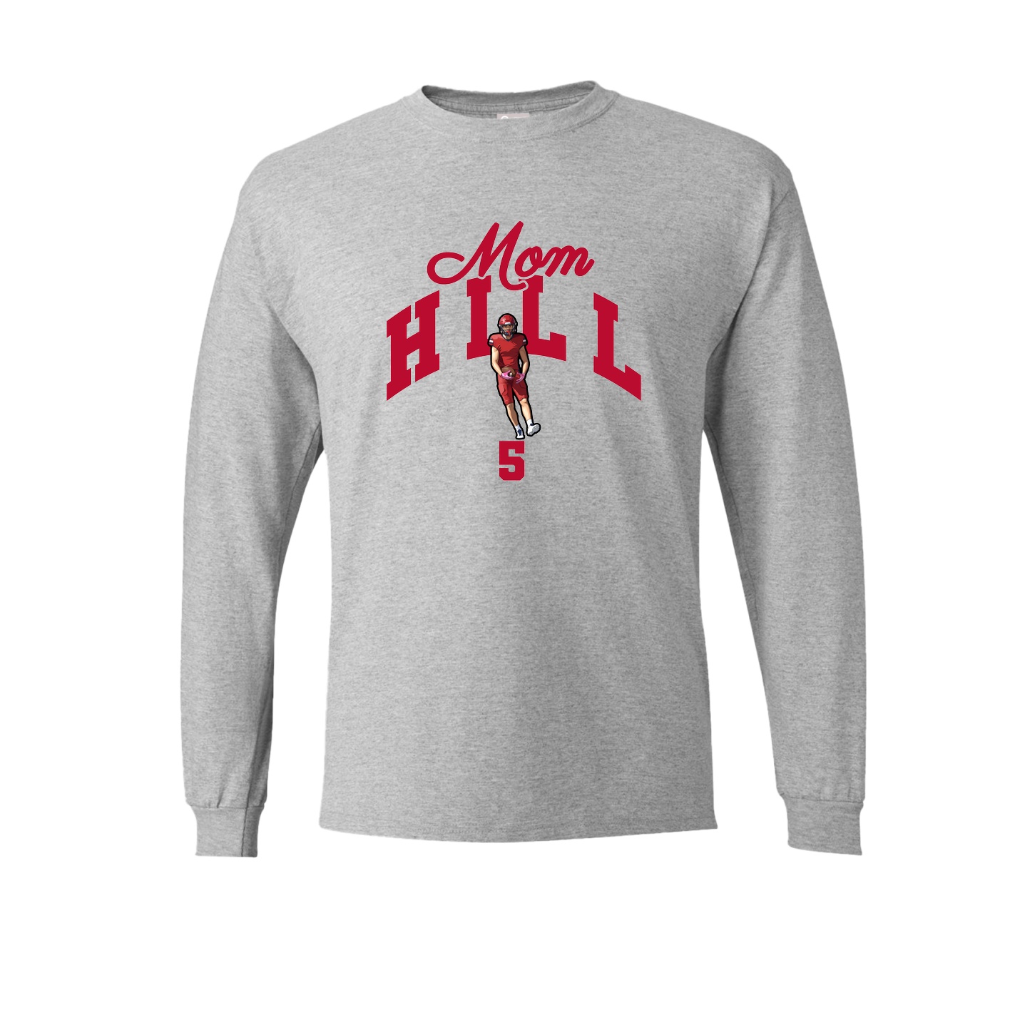 Long Sleeve Tee — Mothers Day Arch in Grey