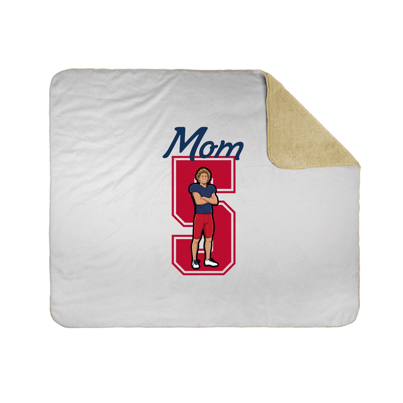 Throw Blanket — Mothers Day Shirsey in White