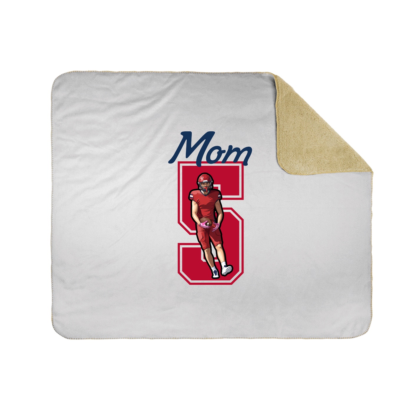 Throw Blanket — Mothers Day Shirsey in White