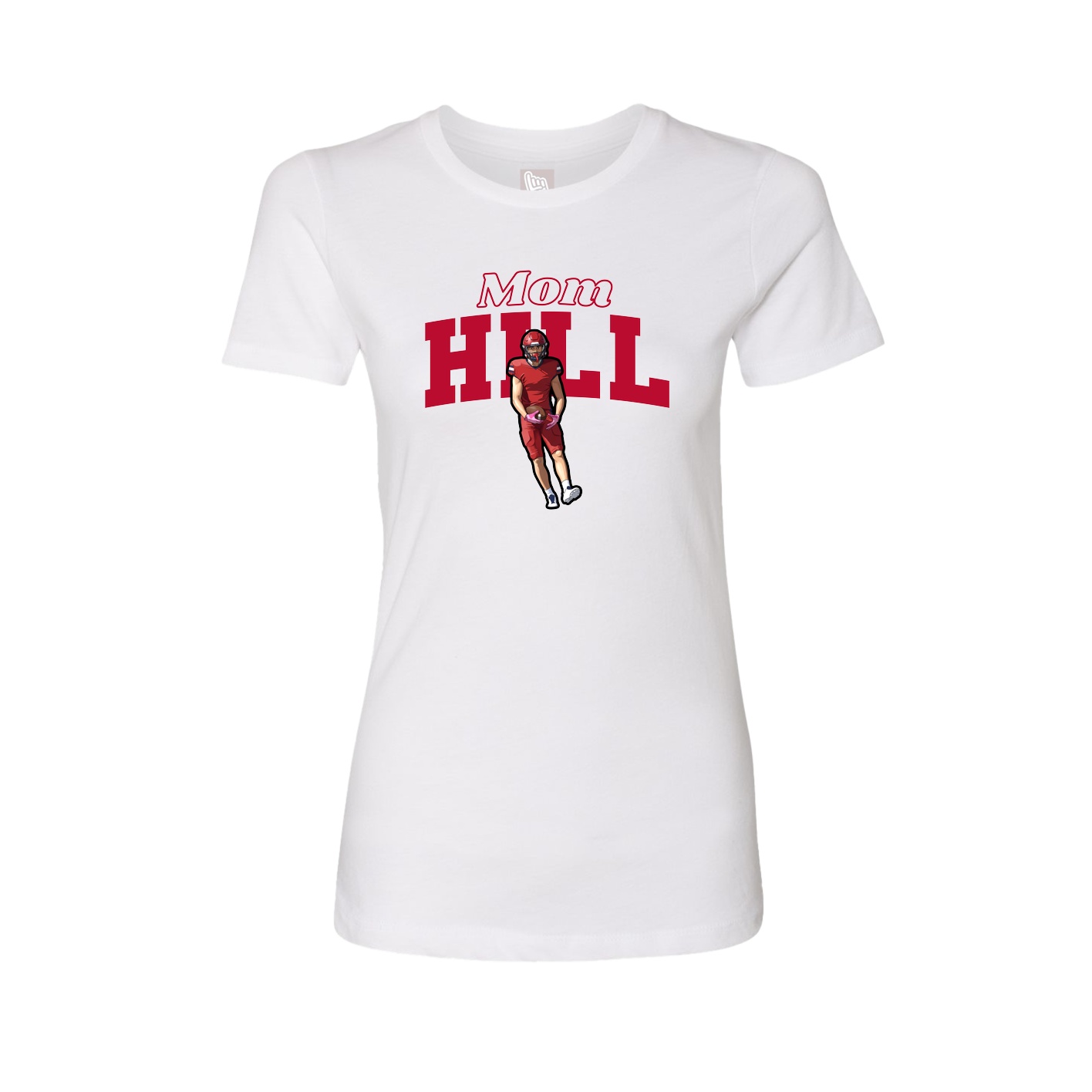 Womens Tee — Mothers Day Block in White