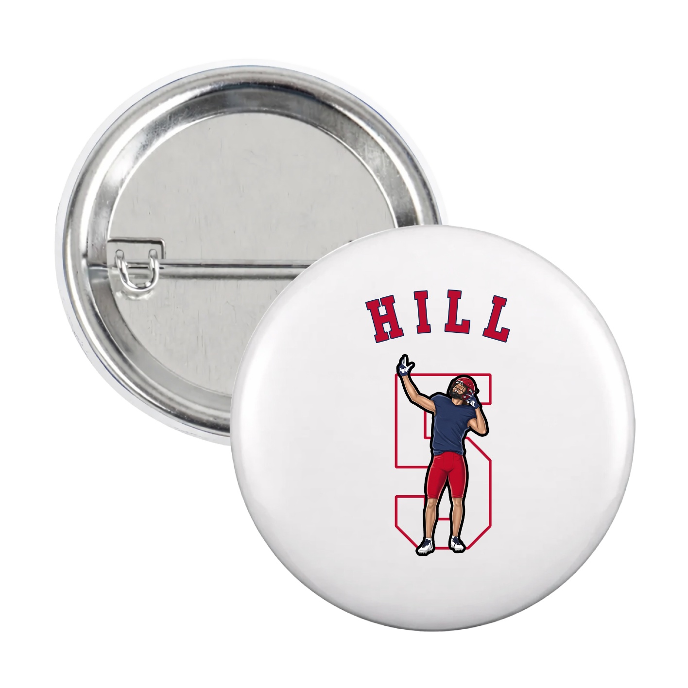 Game Day Button — Shirsey Arch in White