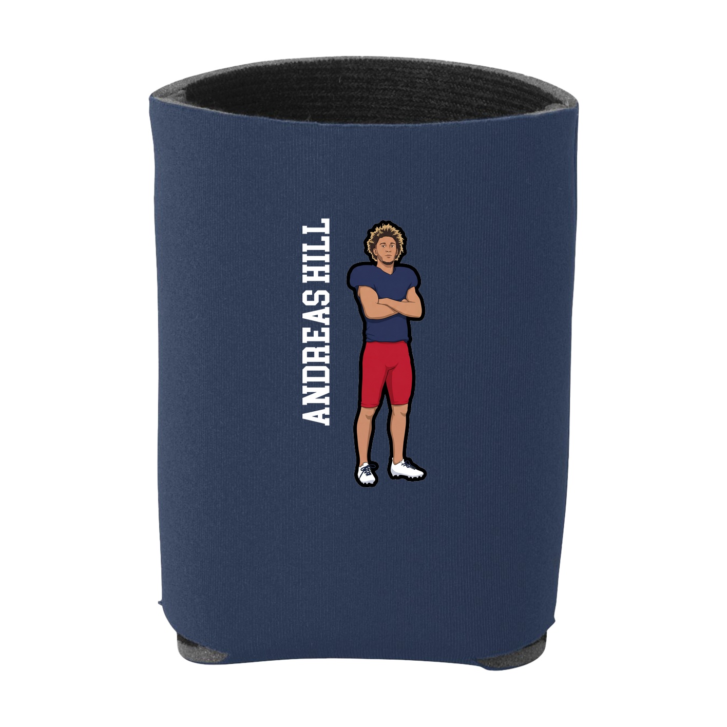 Can Holder — Name Vertical in Navy