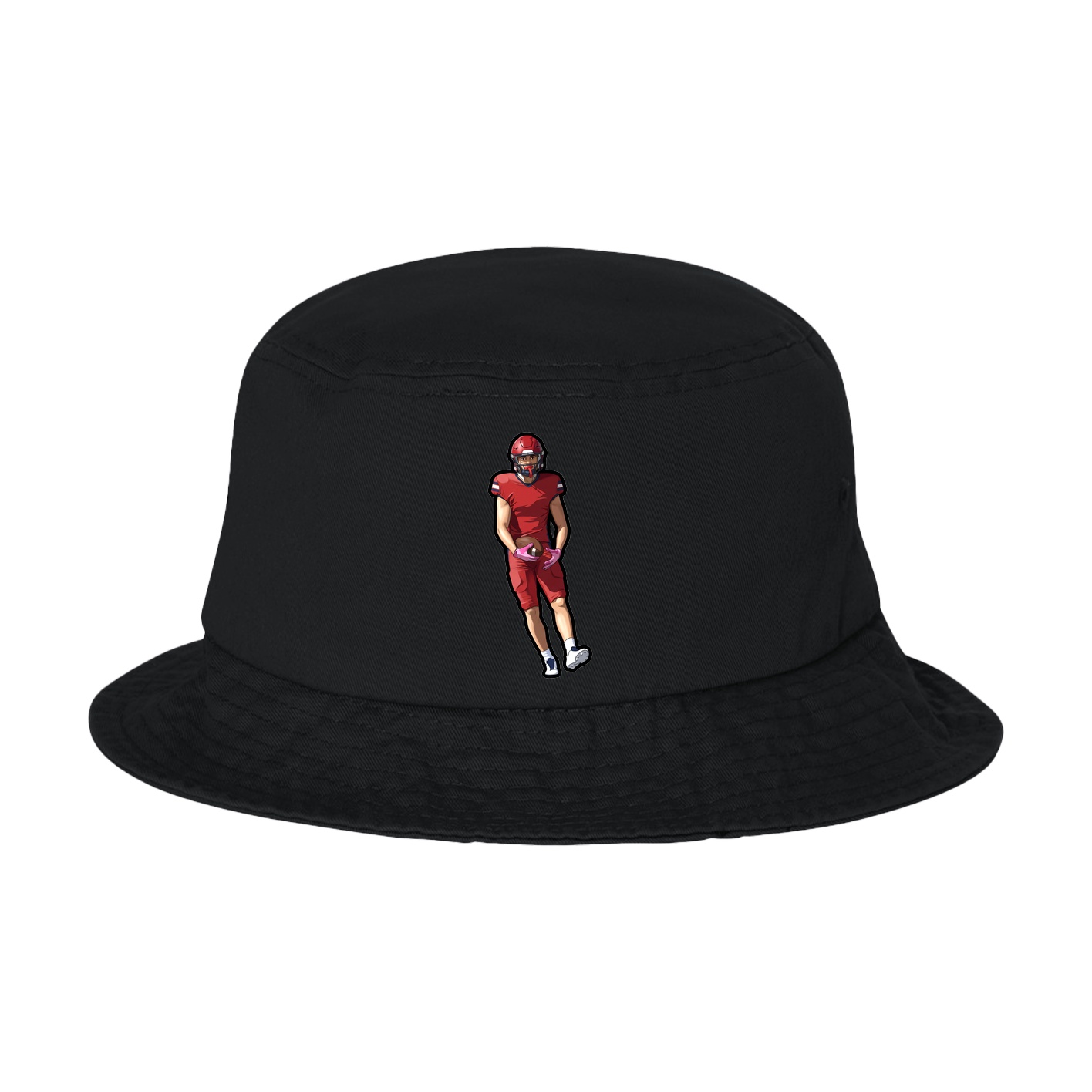 Bucket Cap — Name Vertical in Black