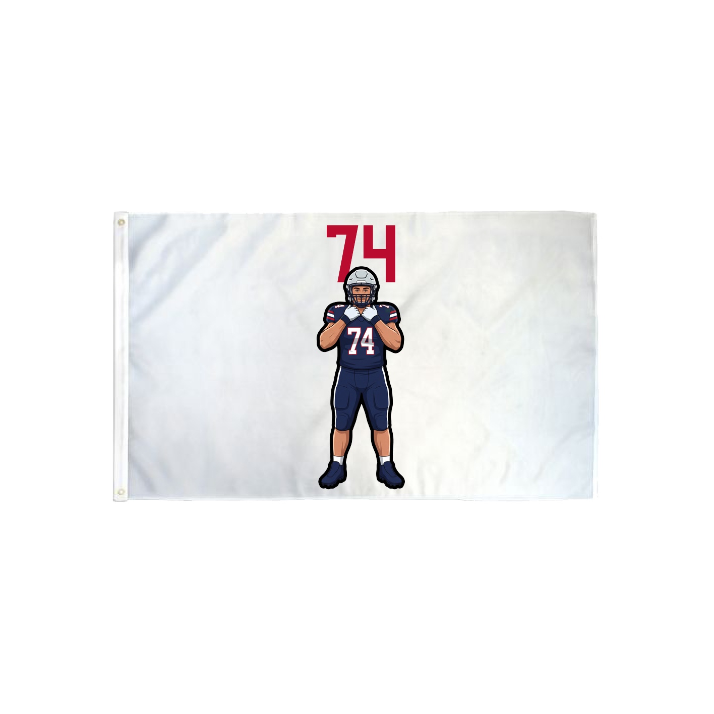 3x5 Flag — Number Top in Classic