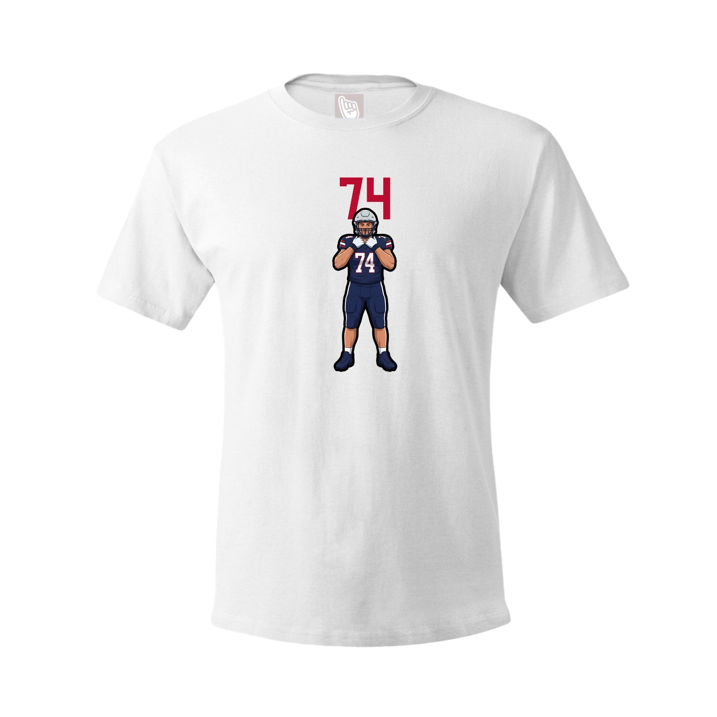 Tee — Number Top in White