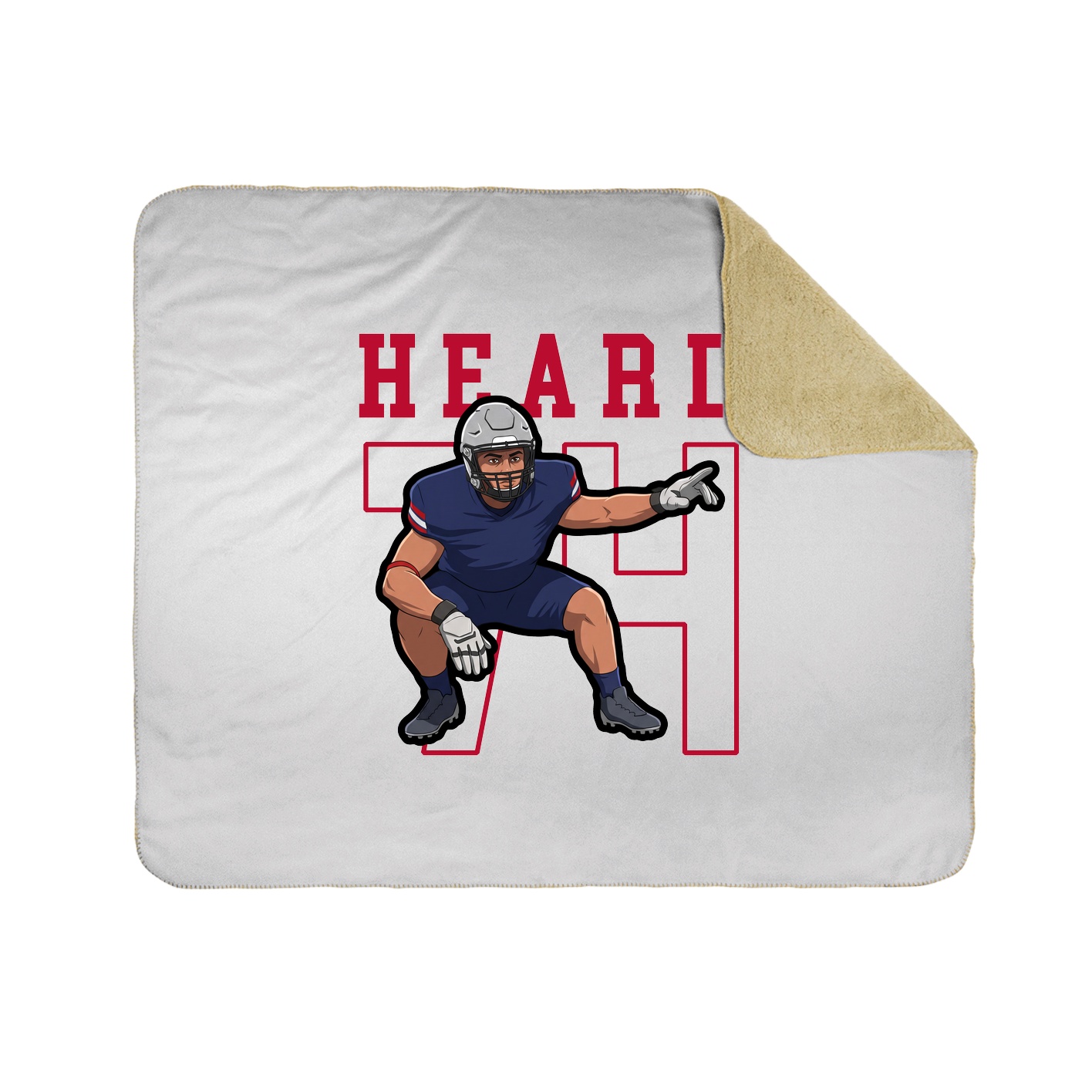 50x60 Sherpa Lined Throw Blanket