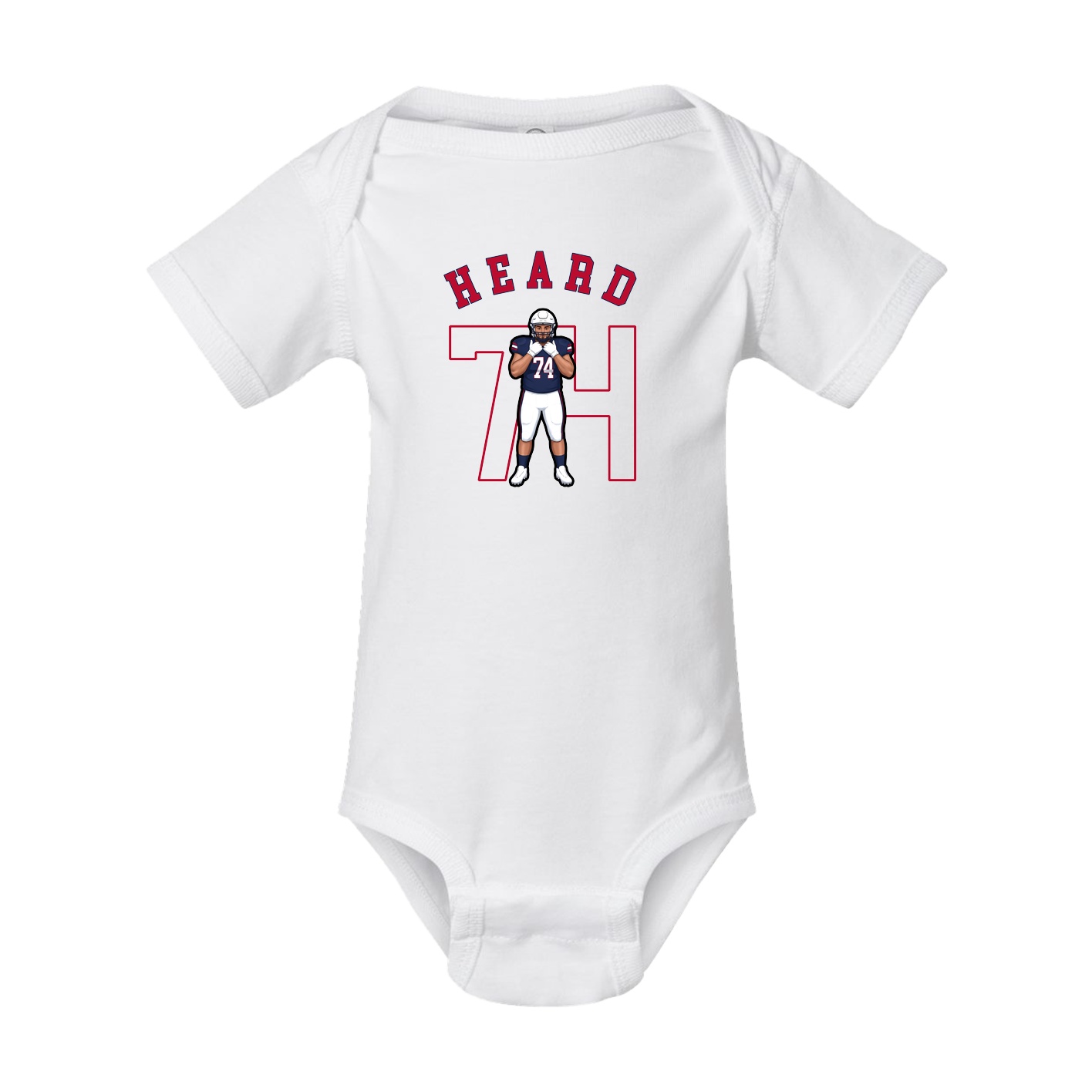 Baby Onesie — Shirsey Arch in White