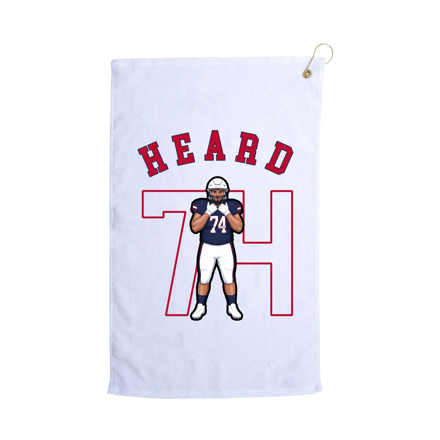 Golf Towel — Shirsey Arch in White