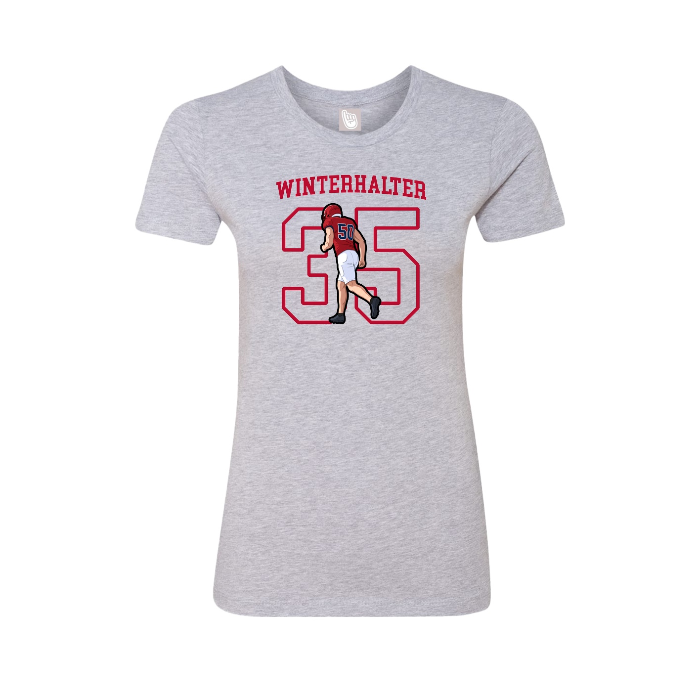 Fitted Women's Tee — Shirsey in Grey