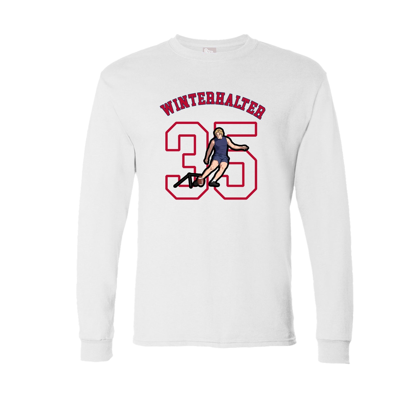 Long Sleeve Tee — Shirsey Arch in White
