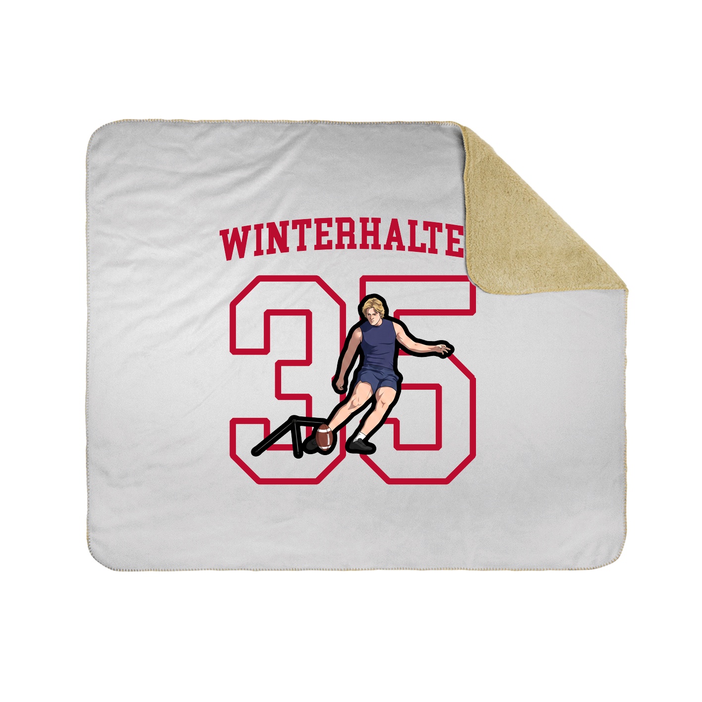 Throw Blanket — Shirsey in White