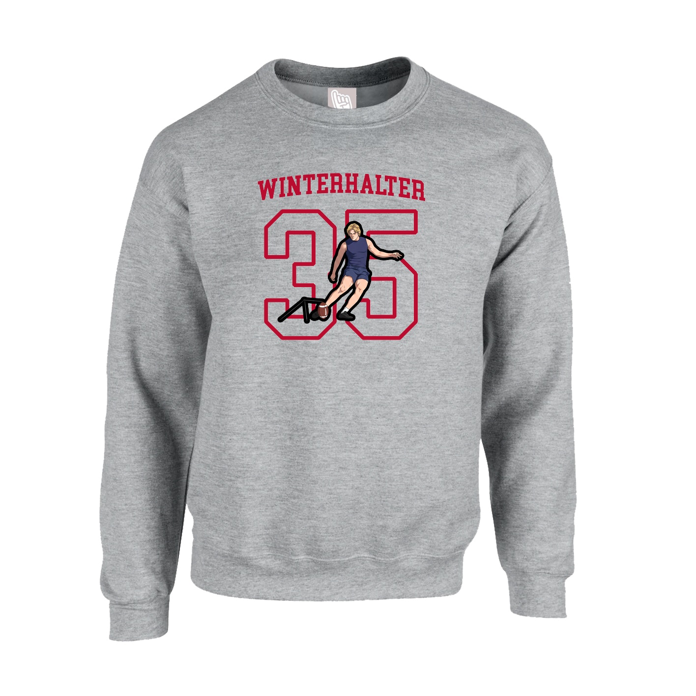 Fleece Crew — Shirsey in Grey