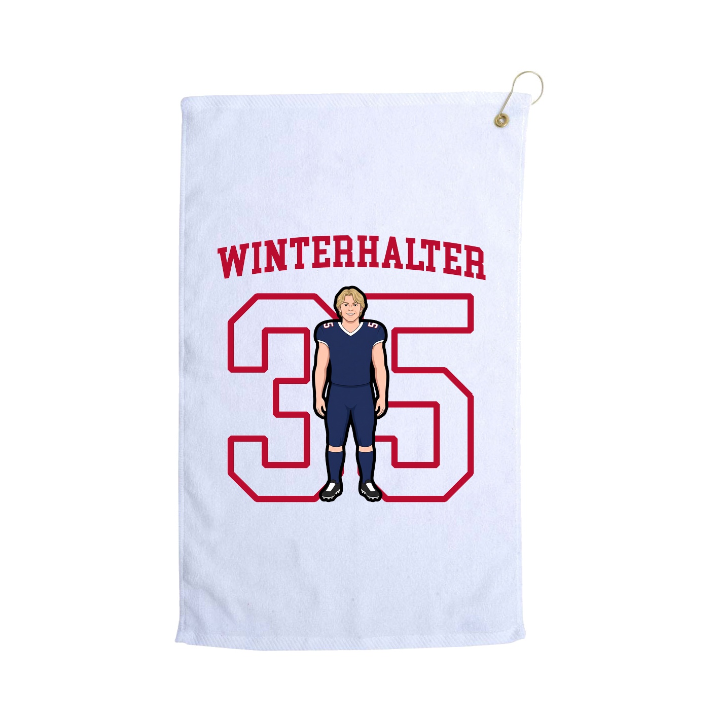 Golf Towel — Shirsey in White