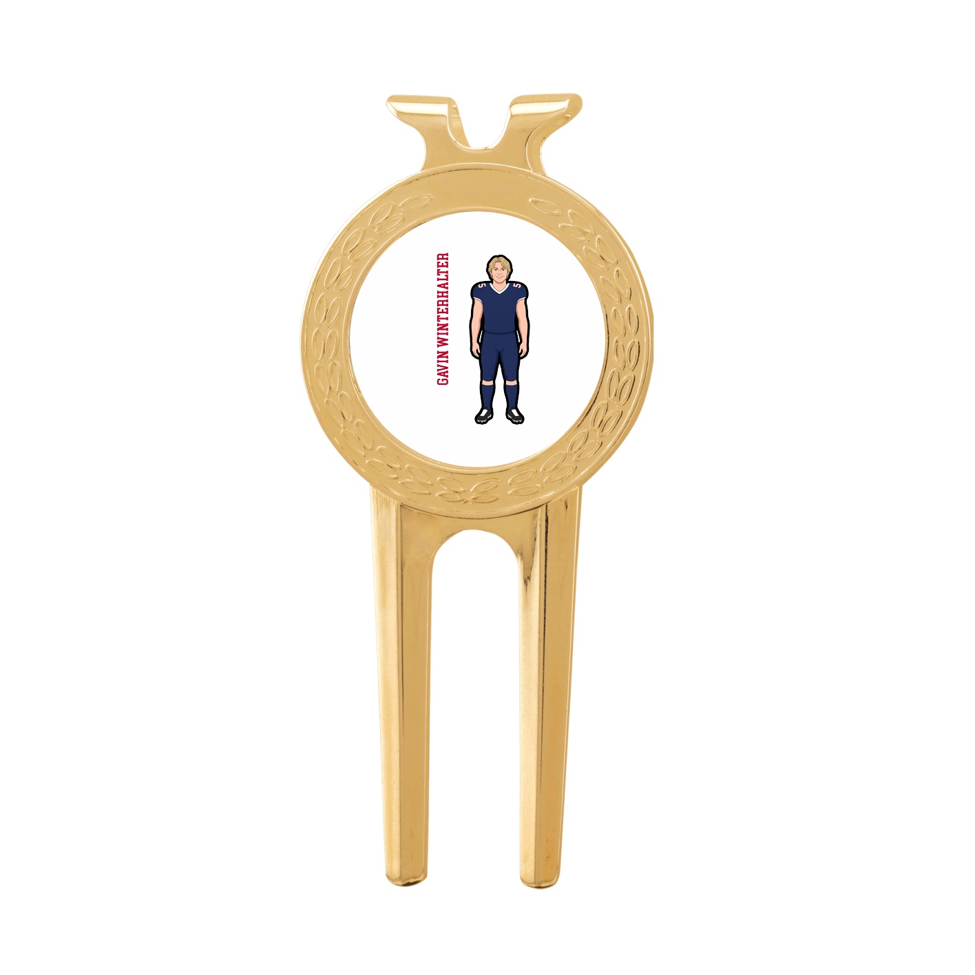 Divot Tool with Ball Marker — Name Vertical in Classic