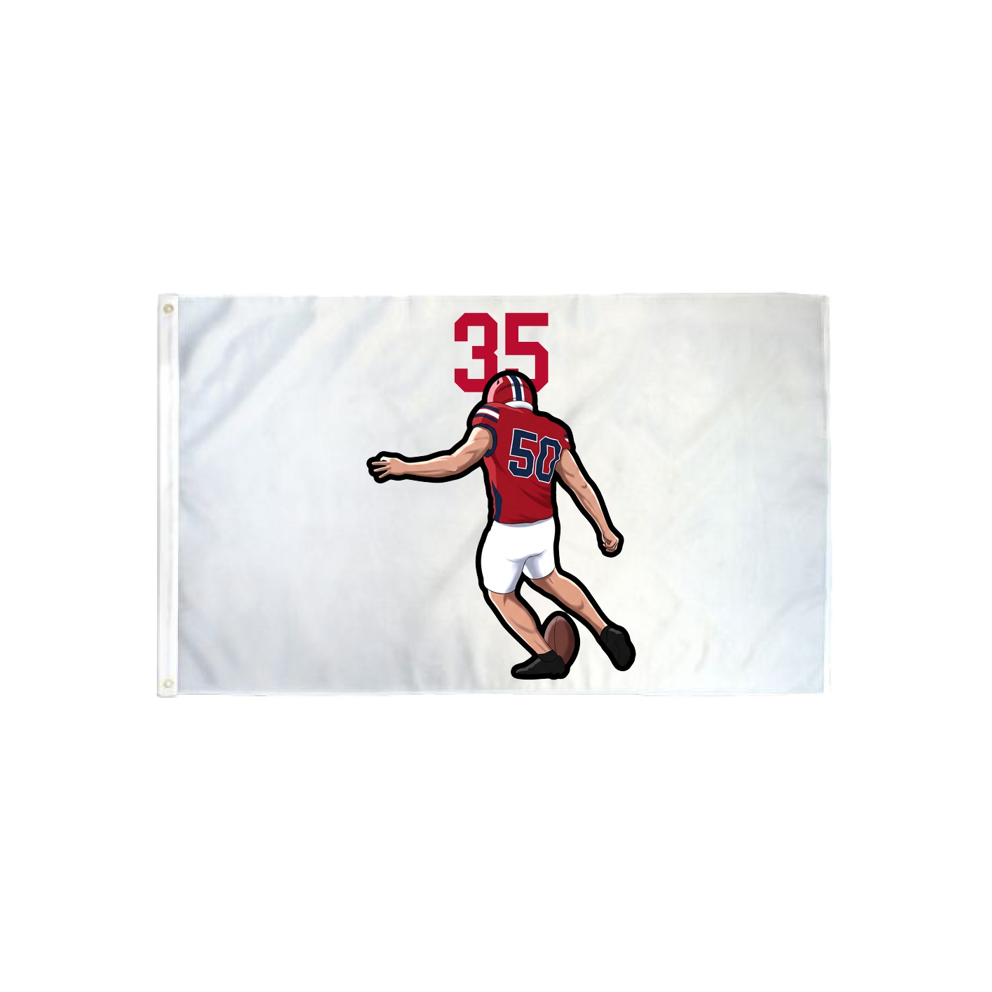 3x5 Flag — Number Top in Classic