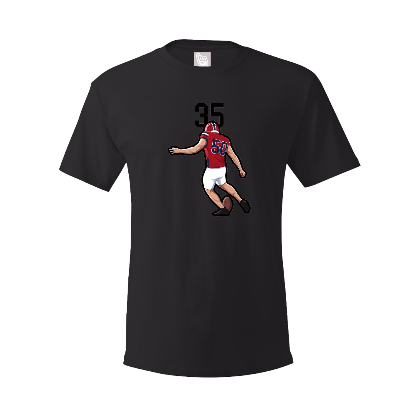 Tee — Number Top in Black