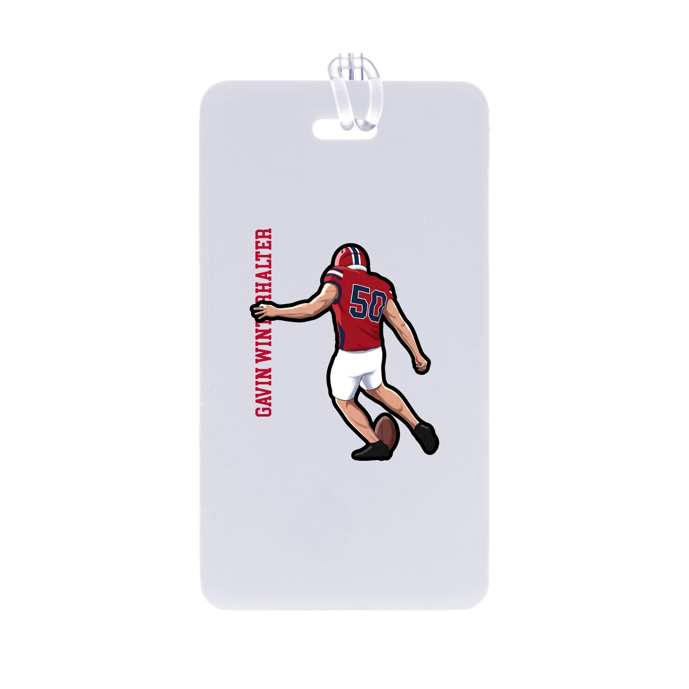 Bag Tag — Name Vertical in Classic