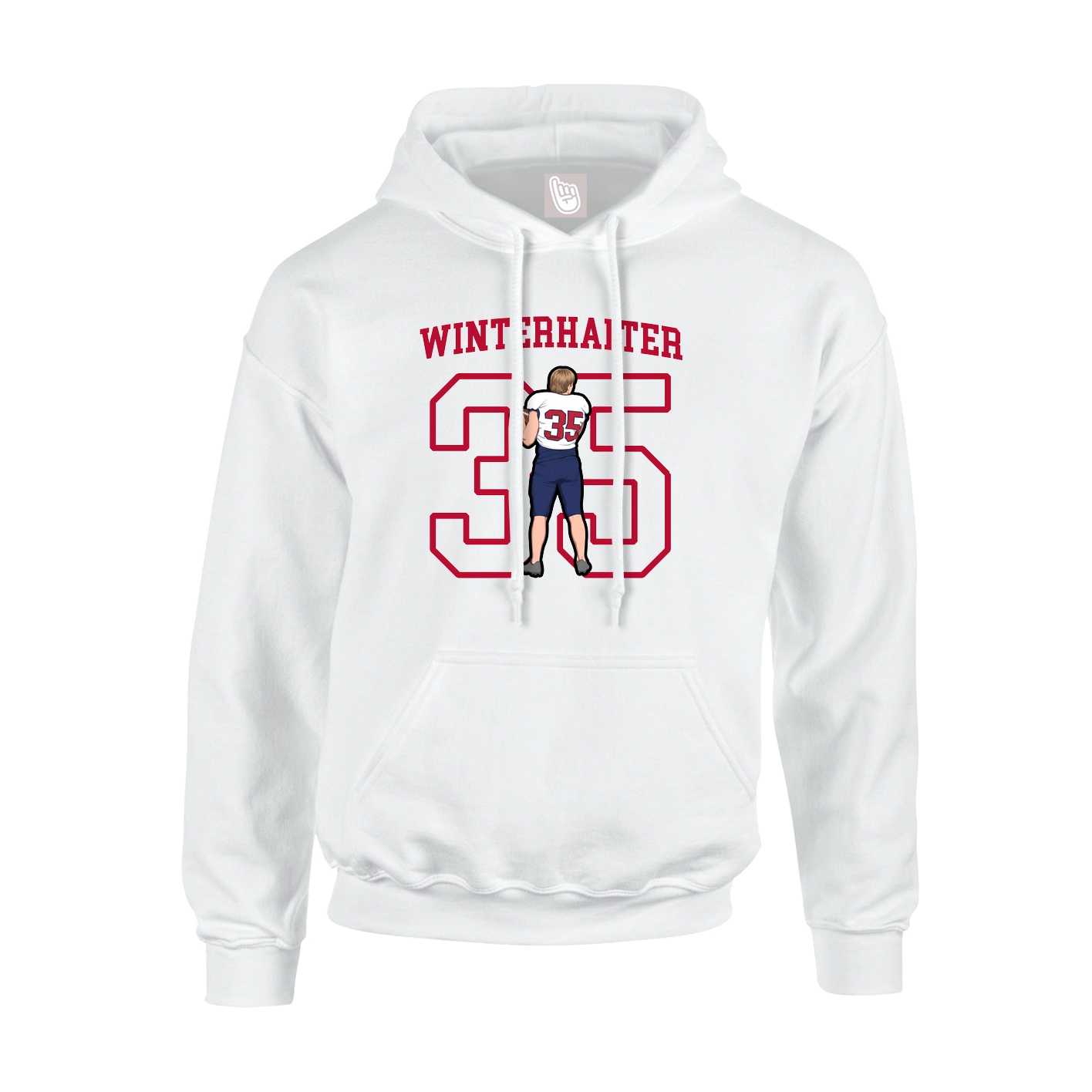 Hoodie — Shirsey in White