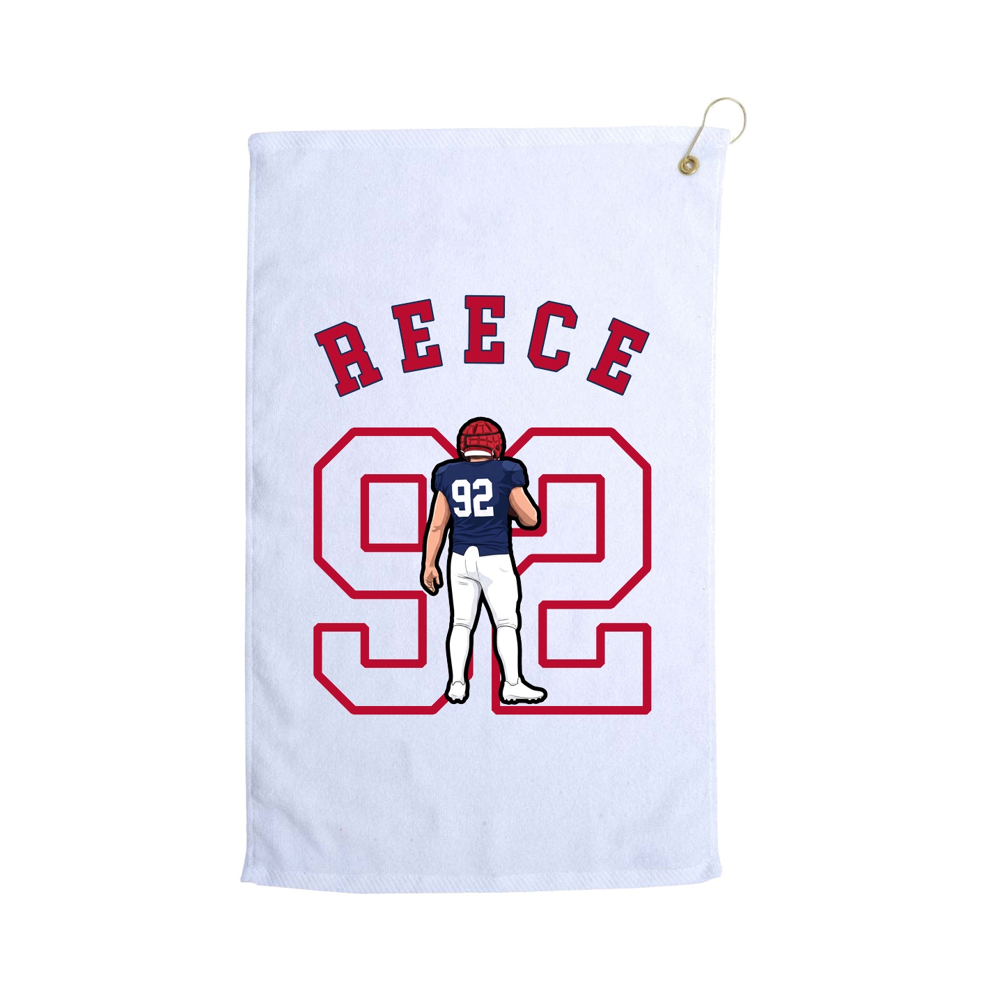 Golf Towel — Shirsey Arch in White