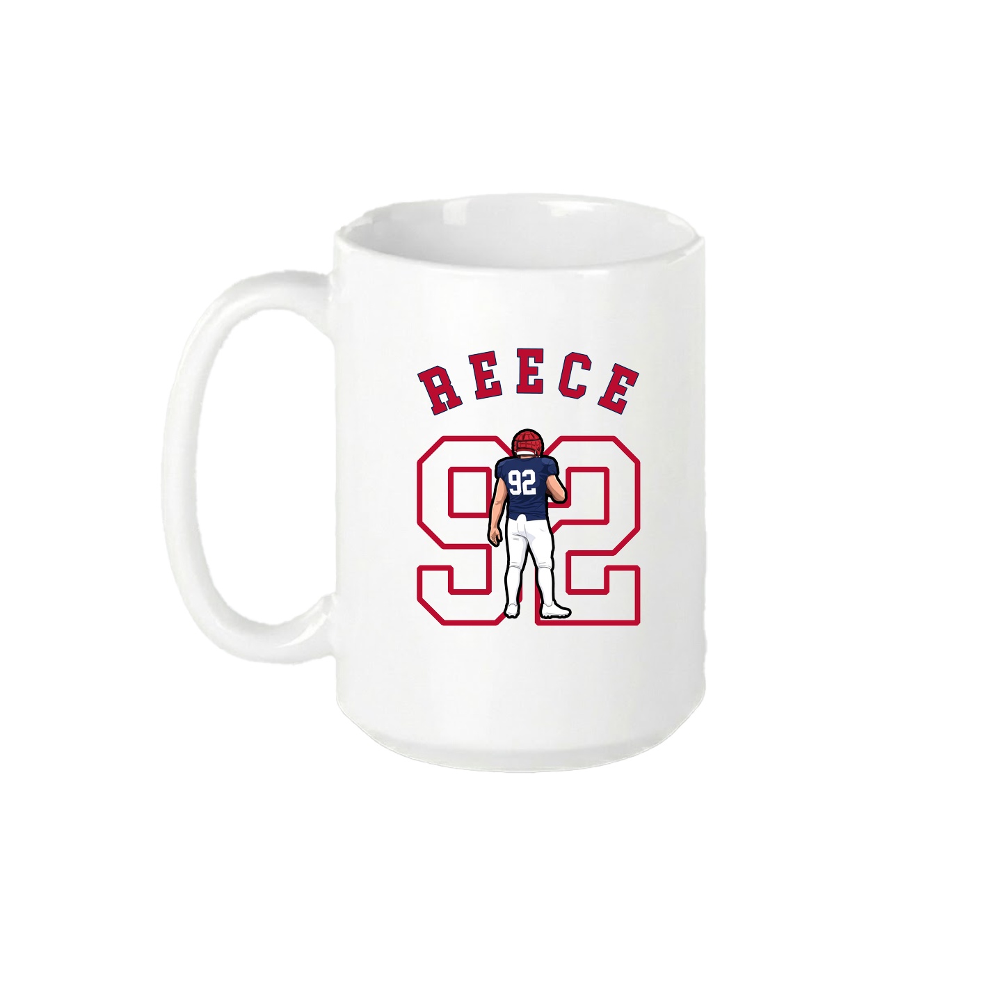 15oz Coffee Mug — Shirsey Arch in White