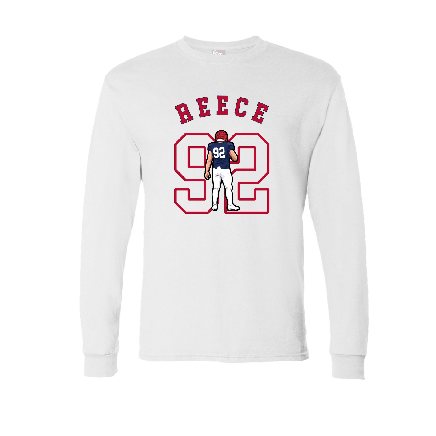Long Sleeve Tee — Shirsey Arch in White