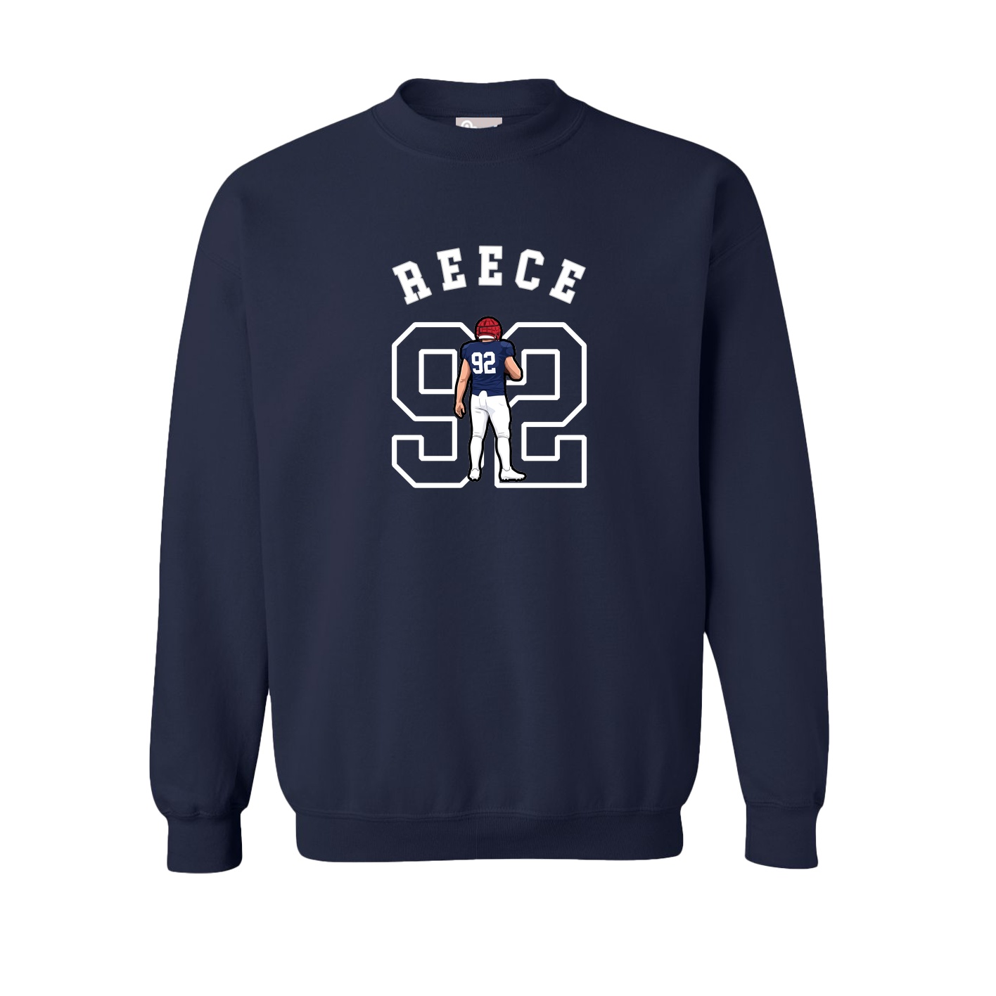 Fleece Crew — Shirsey Arch in Navy